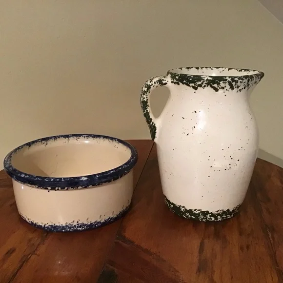Price⬇️Pitcher & Bowl Set - Picture 3 of 4
